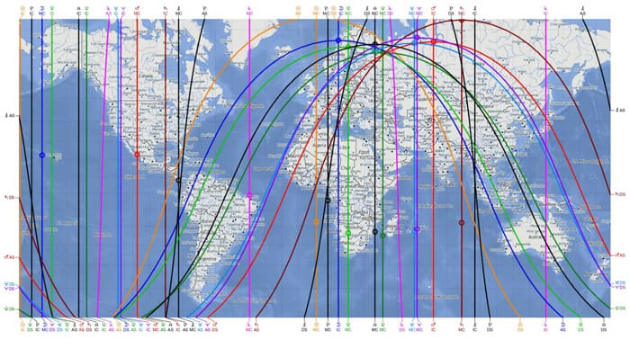 Desvende os Segredos do Cosmos: Descubra o que a Astrocartografia Revela sobre Você e seu Destino